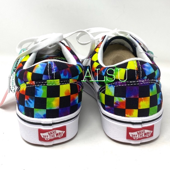 VANS Comfycush Old Skool Tie Dye Black Men Sneaker - Picture 8 of 9